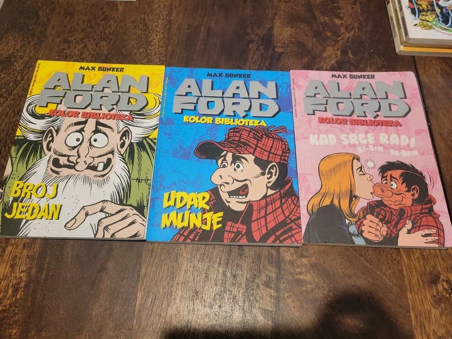 Alan Ford Stripovi Kolor Bilbioteka Veliki Format Lot Of 3 Comics Cro Bih Srb Yu