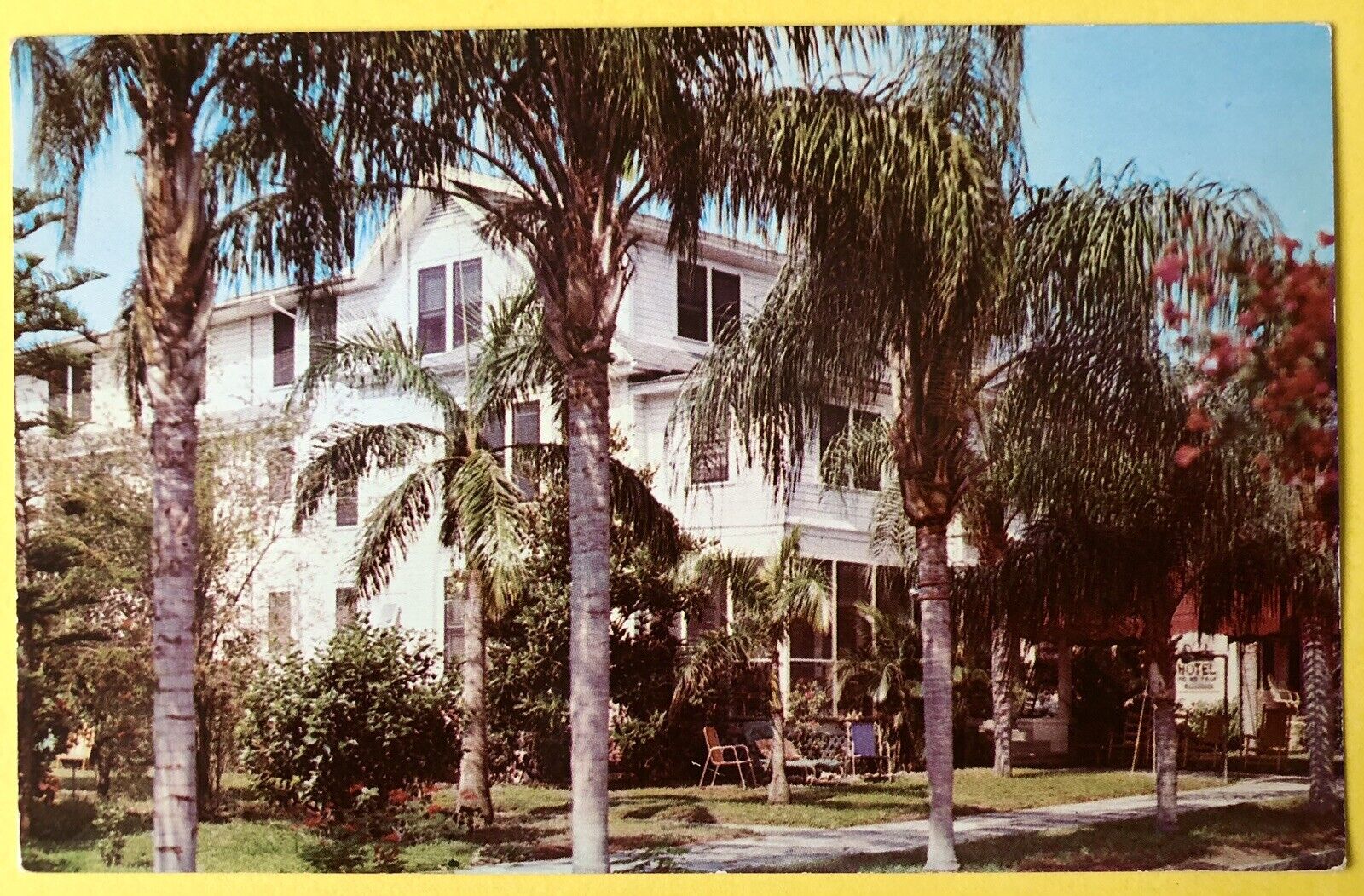 Vintage Postcard 1954 Mound Park Hotel Rates Saint St. Petersburg￼, Florida￼ FL