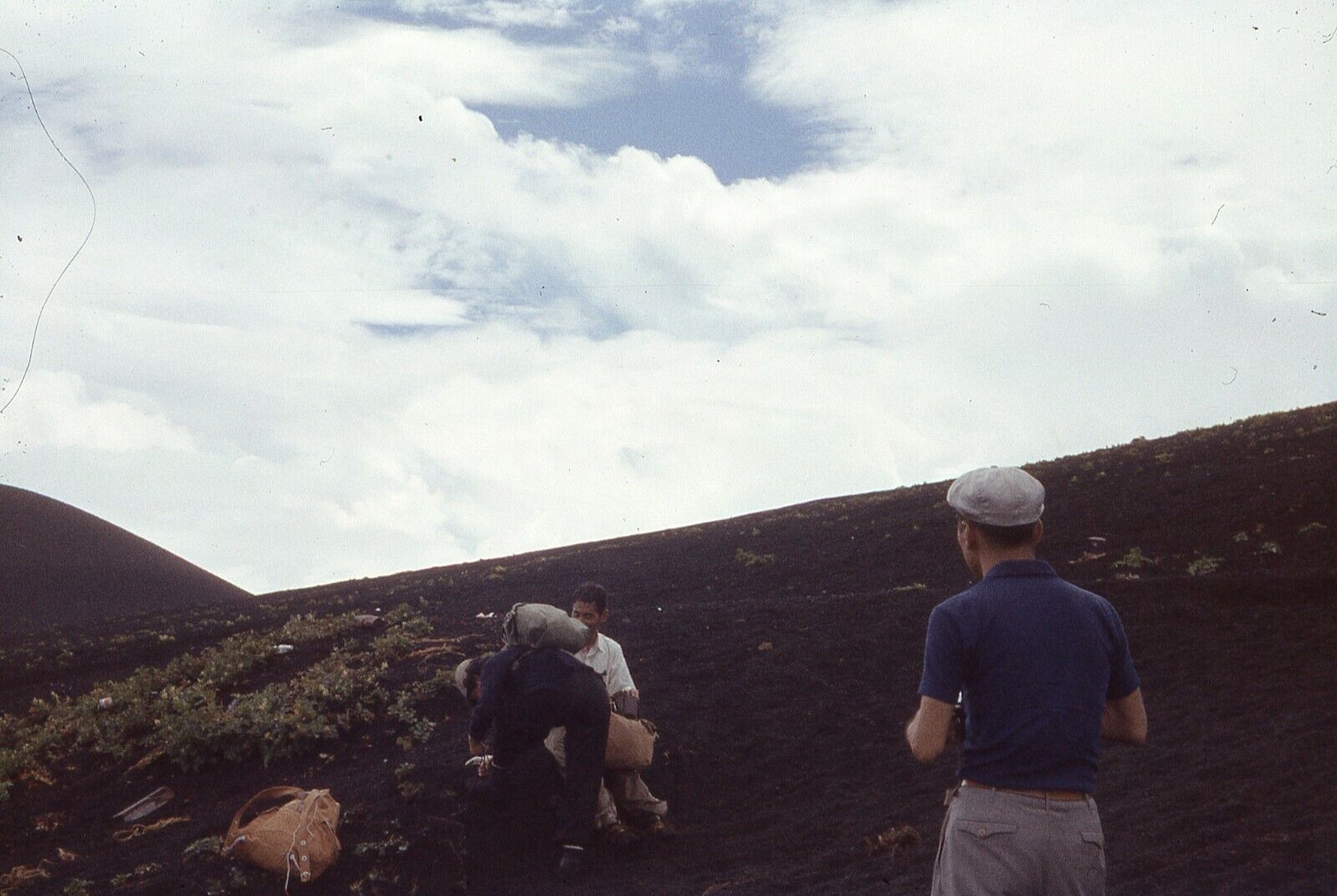 Vintage Photo Slide  Japan August 1957   Bottom Mt Fuji #18