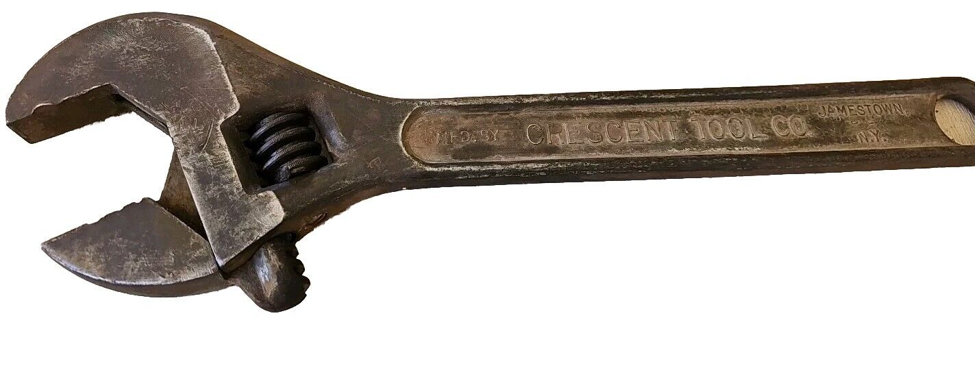 Vintage CRESCENT TOOL CO  18” Adjustable Wrench Jamestown, NY USA