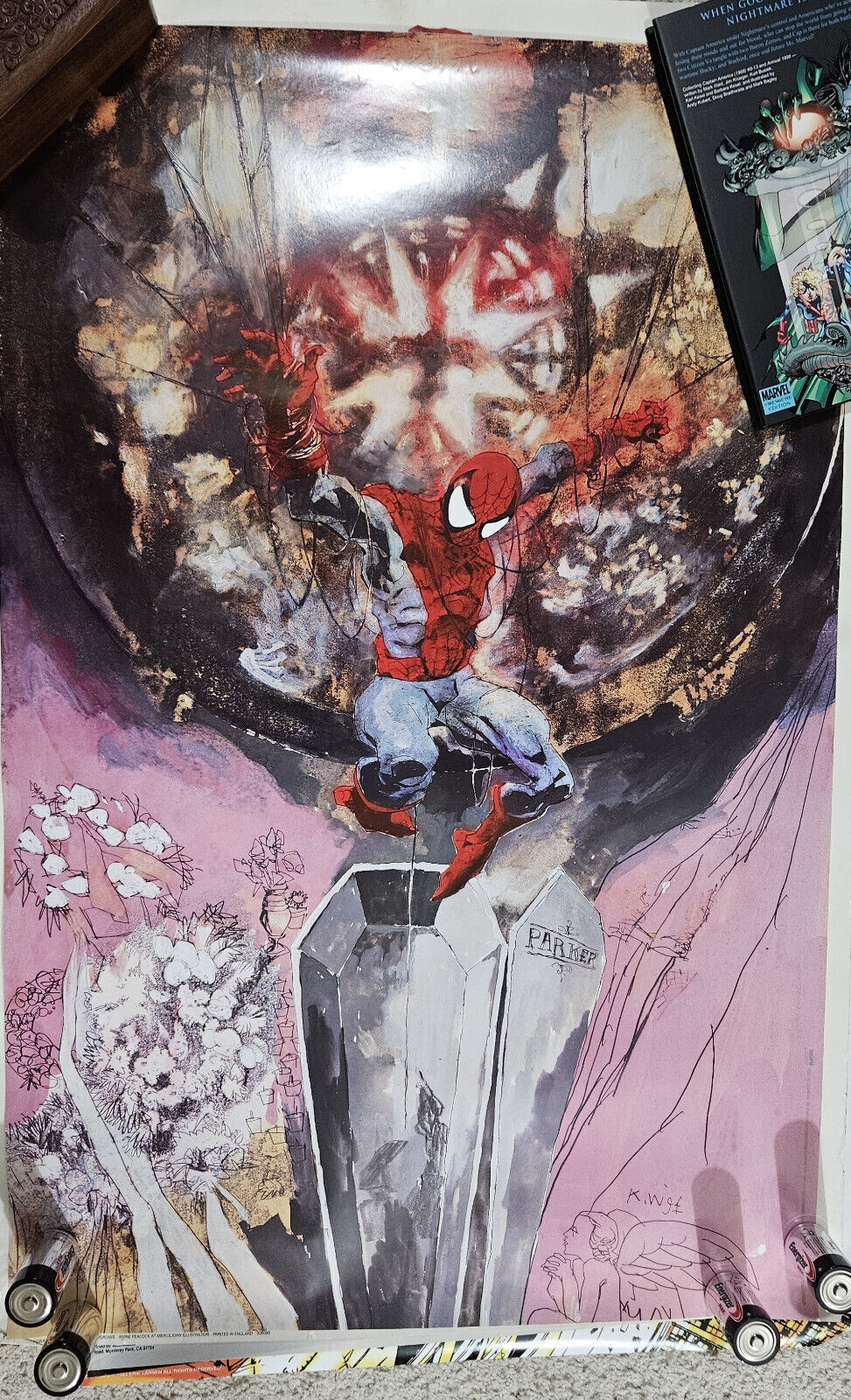Spider-Man XI Marvel Comics poster #188 1995 vintage rare