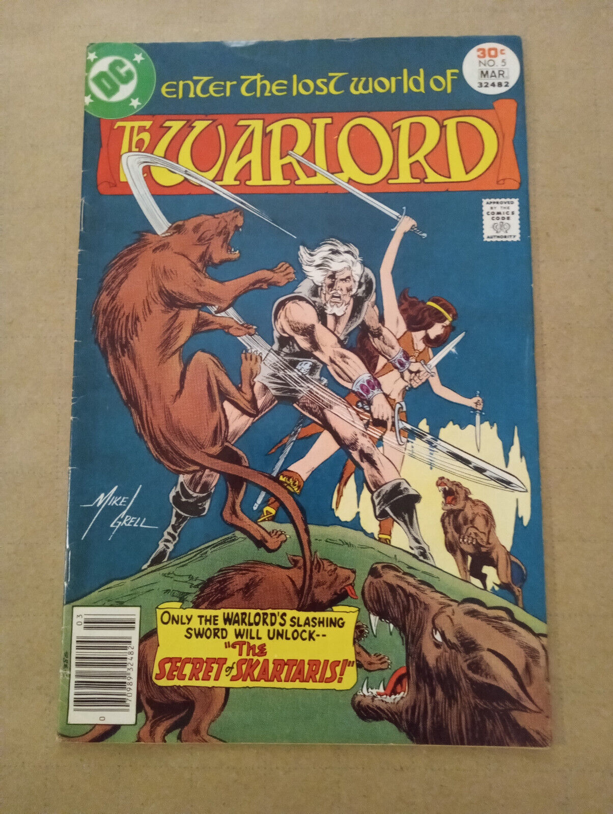 The Warlord #5 (1977) - Mid Grade