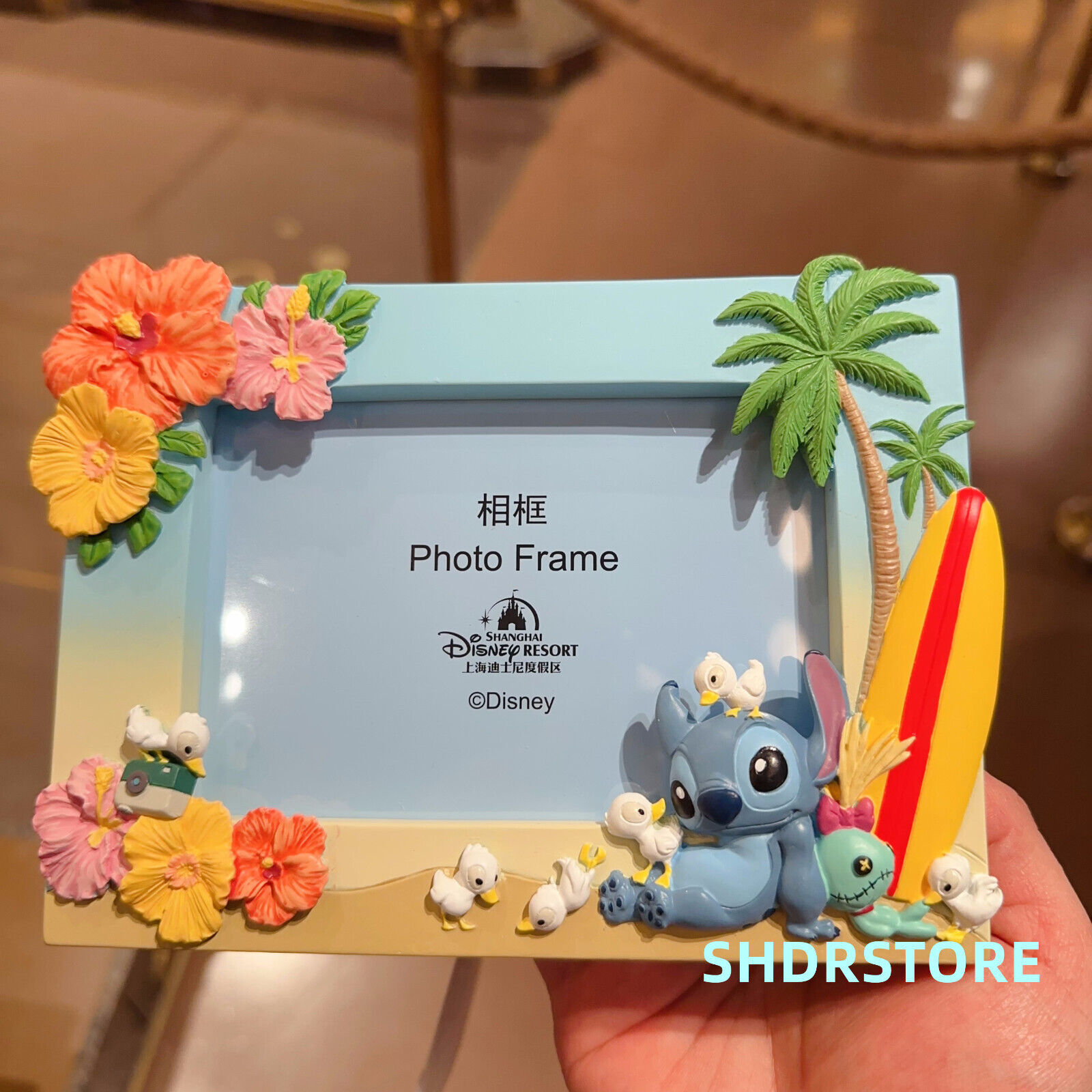 Disney authentic 2024 Stitch photo frame decoration shanghai disneyland