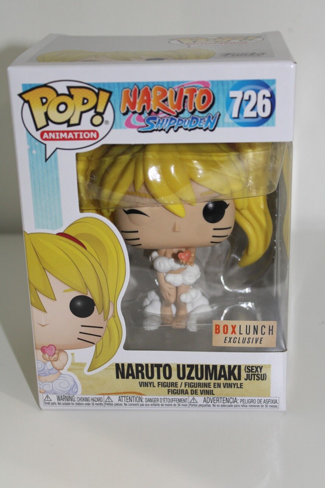 Funko Pop Vinyl: Naruto Shippuden - Naruto Uzumaki (Sexy Jutsu) - Box Lunch...