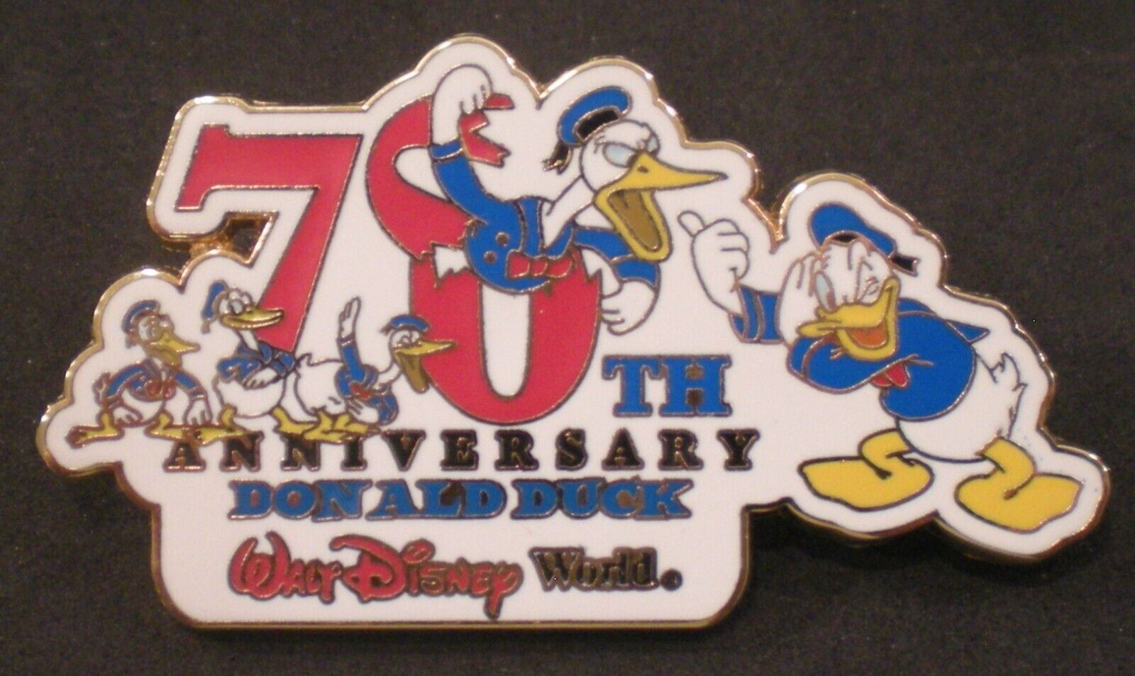 Walt Disney World Donald Duck 70th Anniversary Pin LE 2500