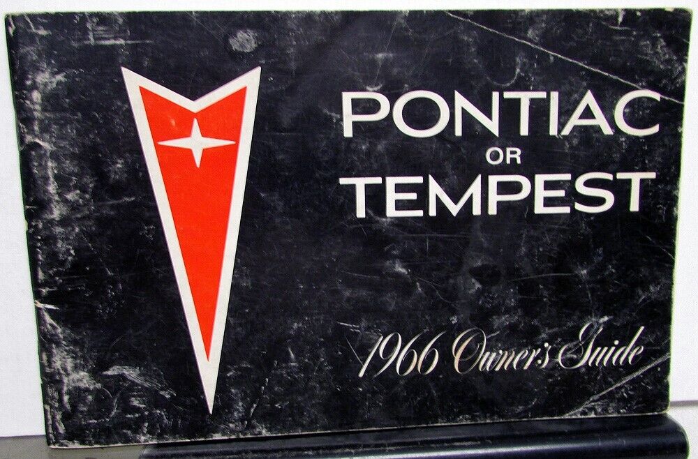 1966 Pontiac GTO Tempest LeMans Catalina Bonneville Owners Manual Original