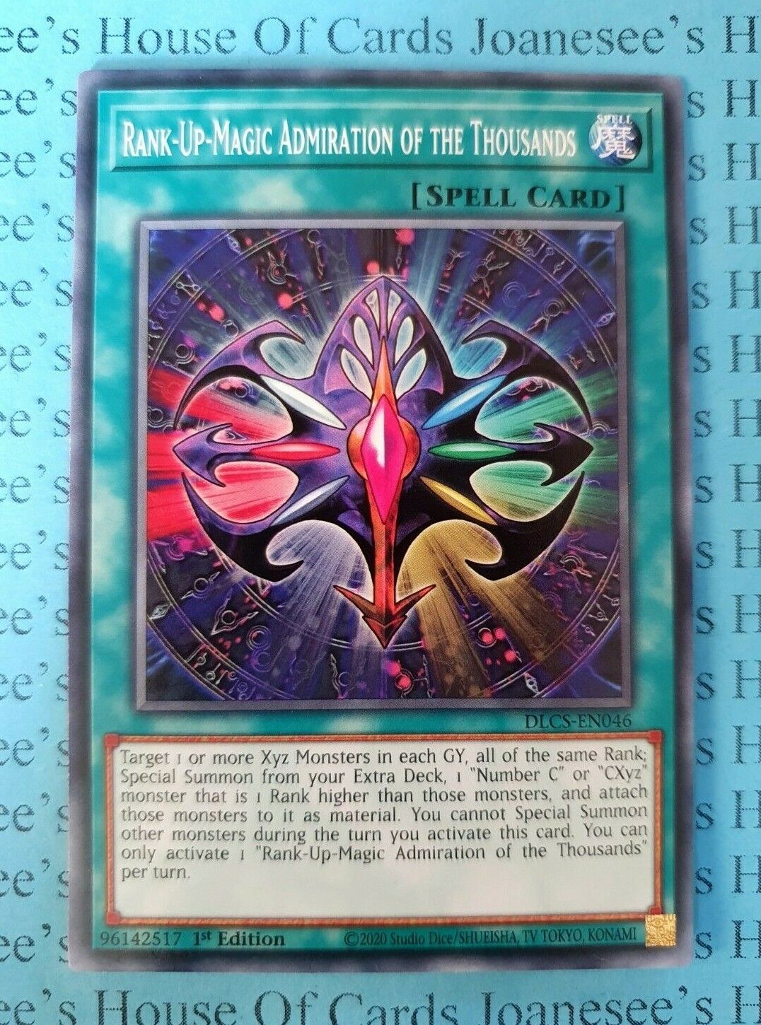 Rank-Up-Magic Admiration of the Thousands DLCS-EN046 Common Yu-Gi-Oh Card