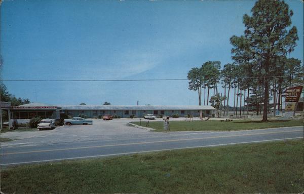 Journey\'s End Motel & Restaurant,Ocala,Fla.,FL Marion County Florida Postcard
