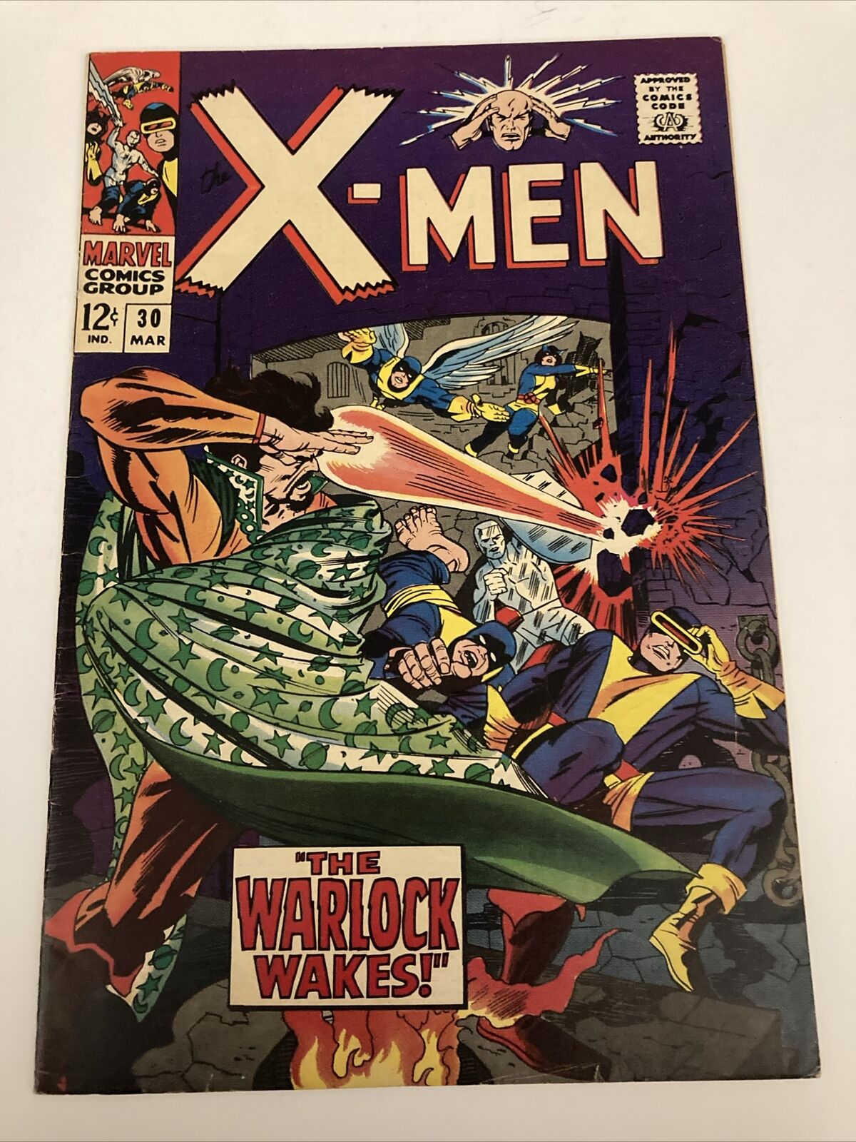 X-Men #30 Jack Kirby Art Warlock Appearance Silver Age Comic