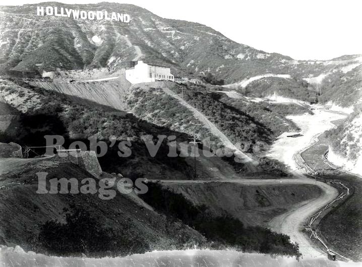 early Hollywood aka Hollywoodland photo Los Angeles suburb famous sign in 1920s 