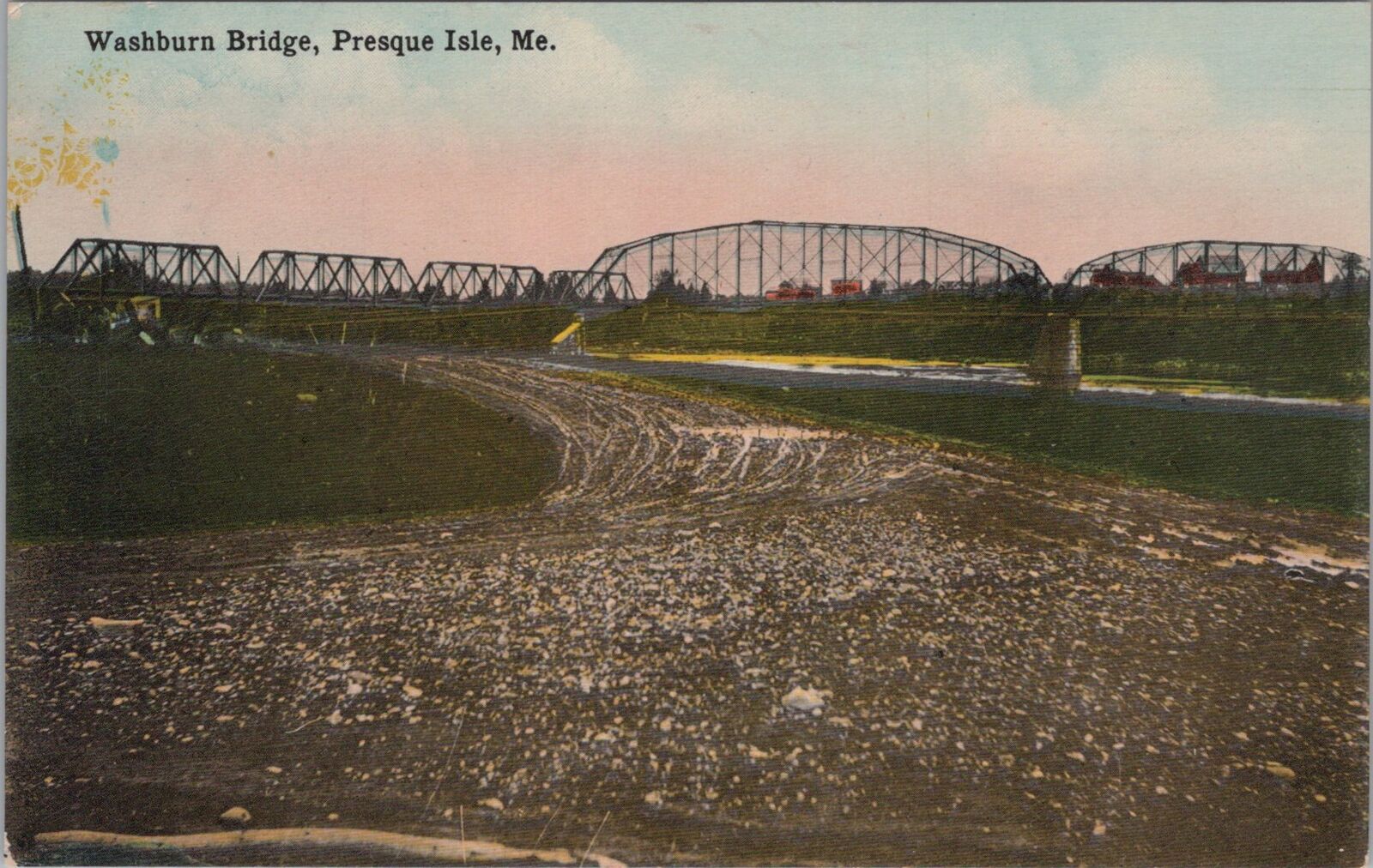 Washburn Bridge, Presque Isle, Maine Unposted Postcard
