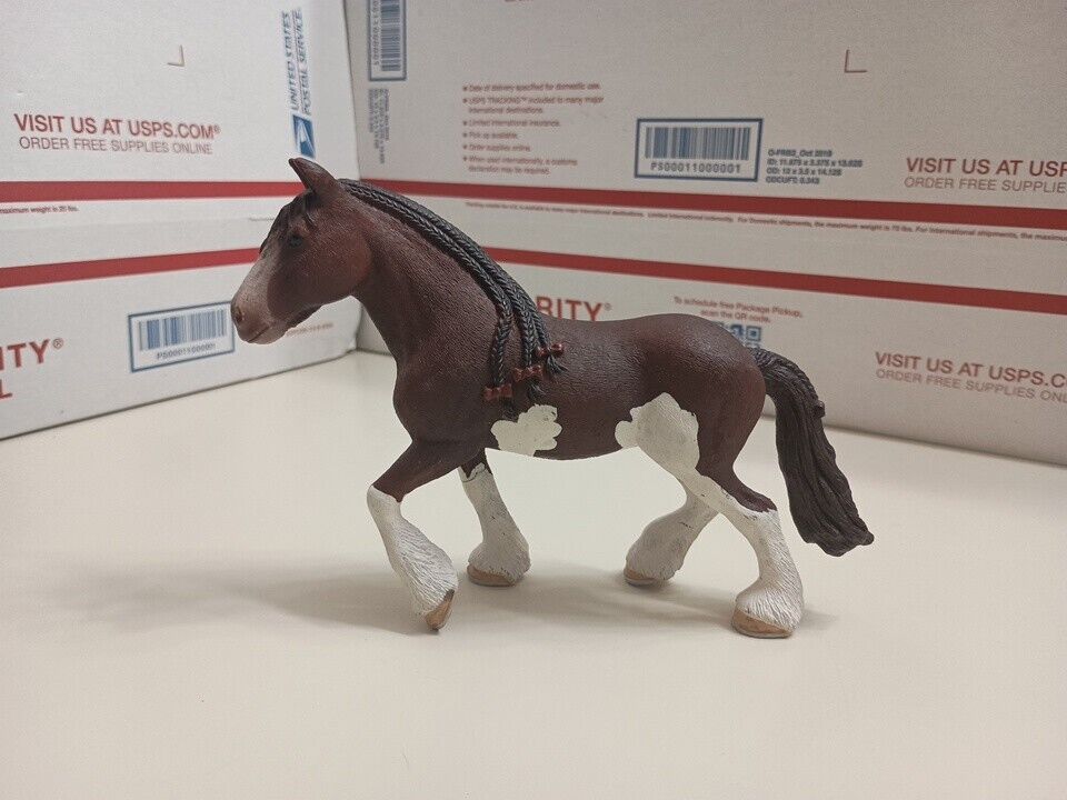 SCHLEICH Horse Club Horse Clydesdale Mare 2015 RETIRED Rare