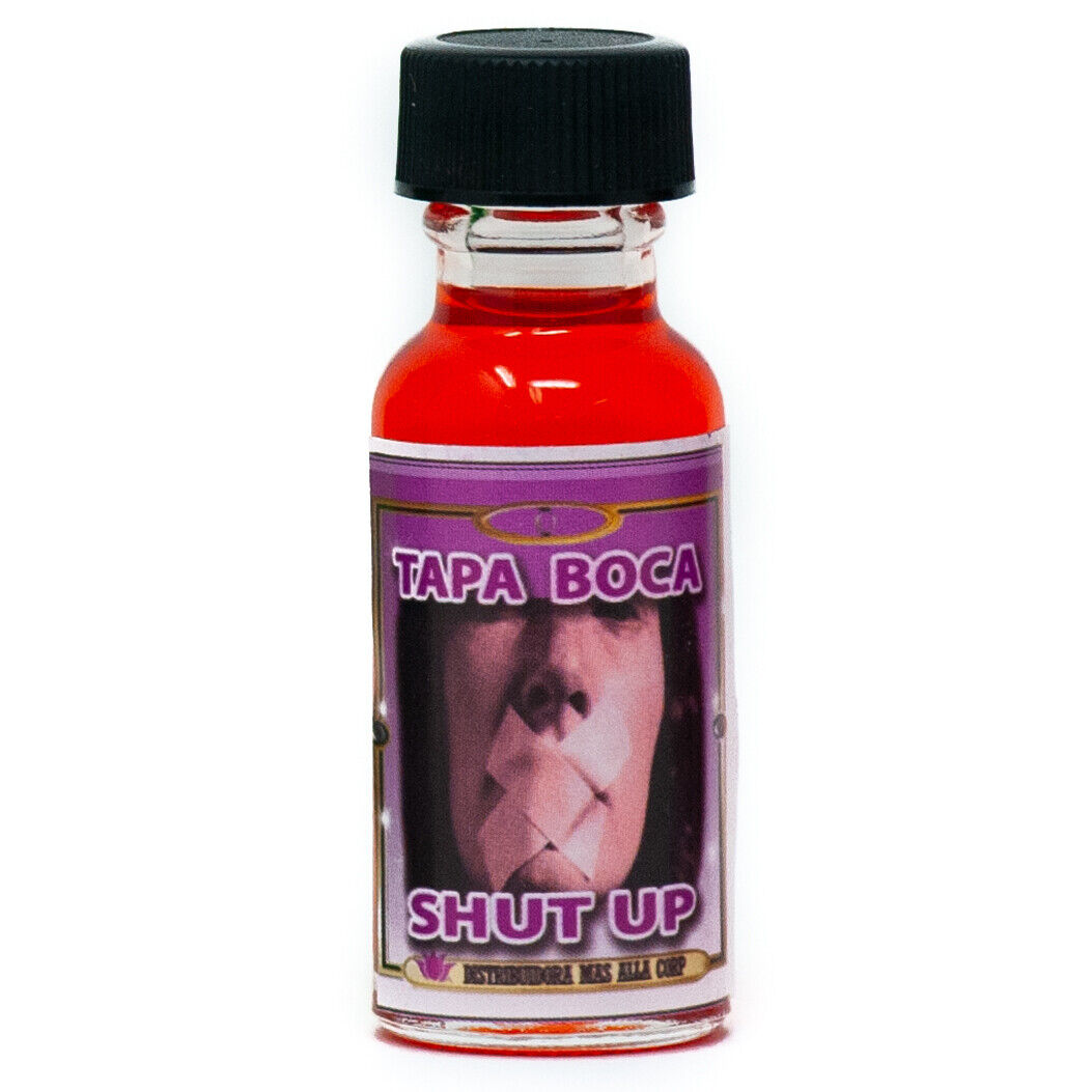 Aceite Tapa Boca - Shut Up Spiritual Oil - Anointing Oil - Magical Oil