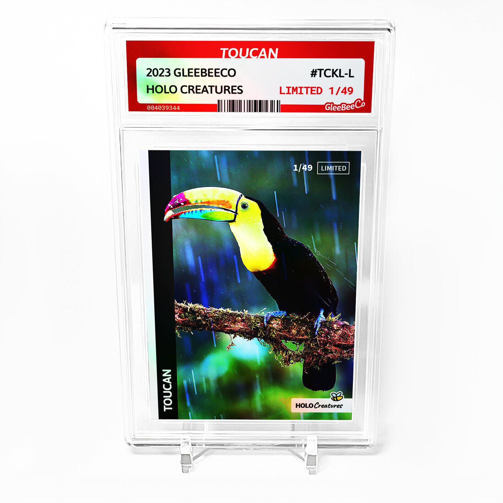 TOUCAN 2023 GleeBeeCo Card Keel-billed Holographic #TCKL-L /49