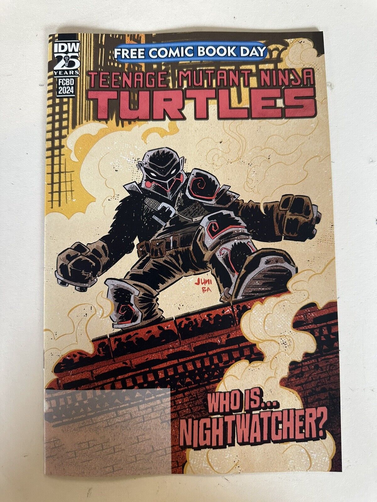 Teenage Mutant Ninja Turtles #1 Nightwatcher debut FCBD 2024 Unstamped 🐶
