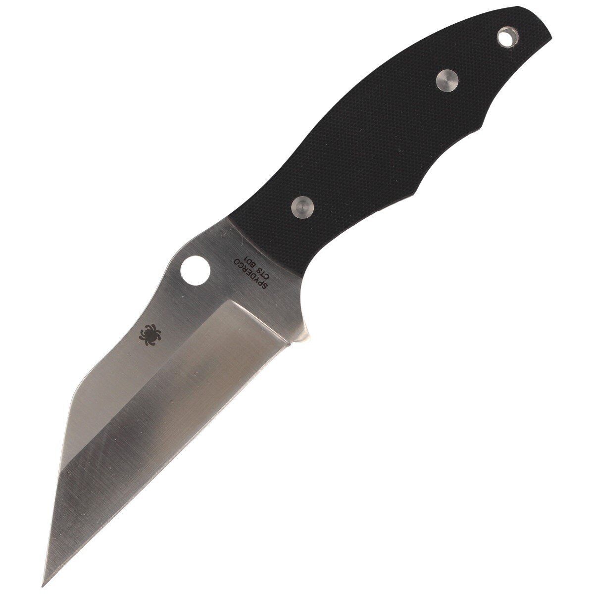 Spyderco Ronin 2 G-10 Black PlainEdge Knife (FB09GP2)
