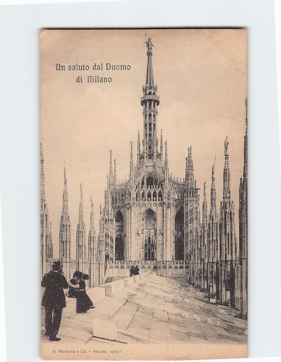 Postcard Un saluto dal Duomo di Milano, Milan, Italy