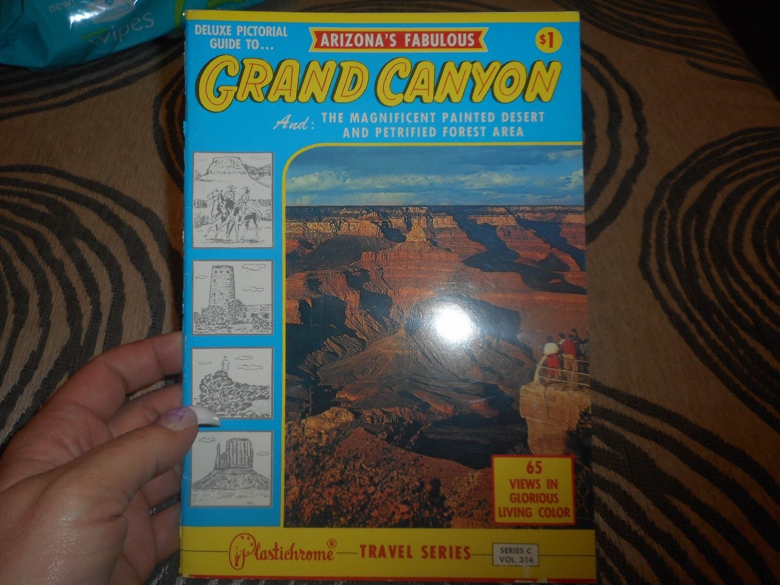 Vintage Souvenir Book Arizona\'s Fabulous Grand Canyon