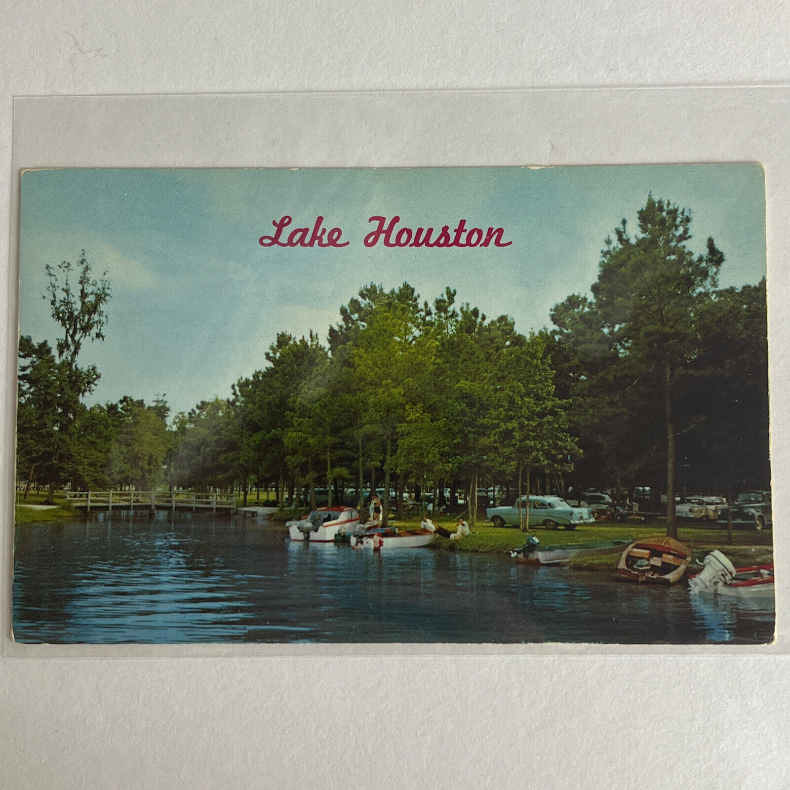 Lake Houston Texas Postcard 