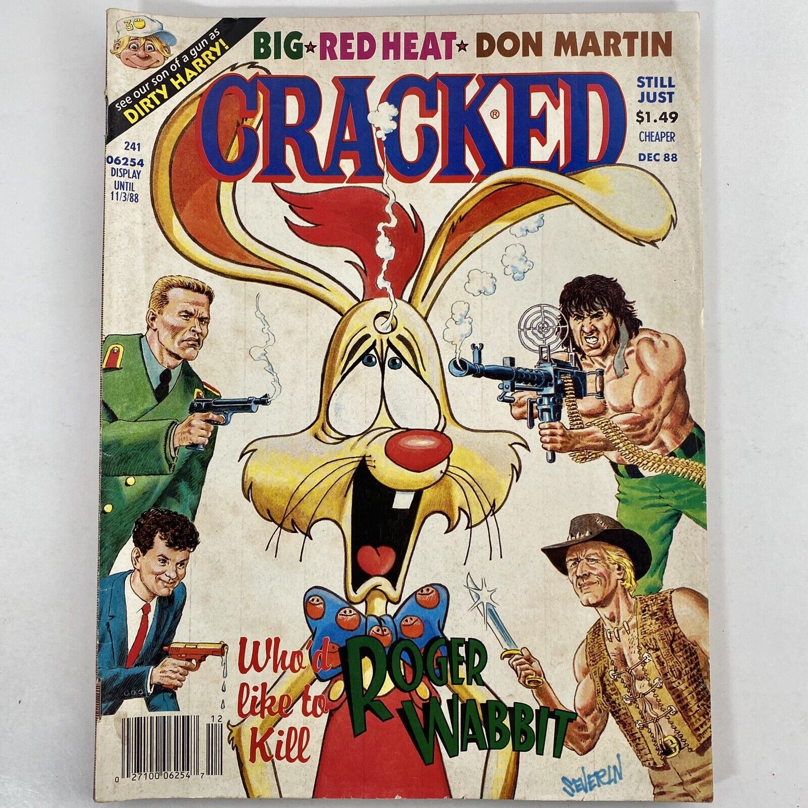 Cracked Magazine Vintage Who Framed Killed Roger Rabbit December 1988 88 #241
