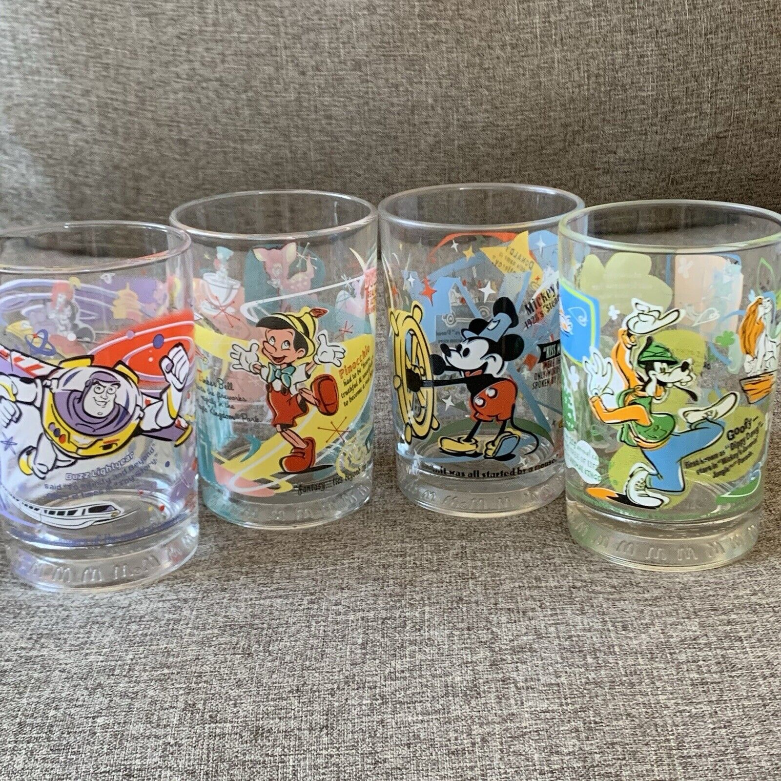 McDonalds Collectible Disney 100 Years Of Magic Set Of 4 Drinking Glasses