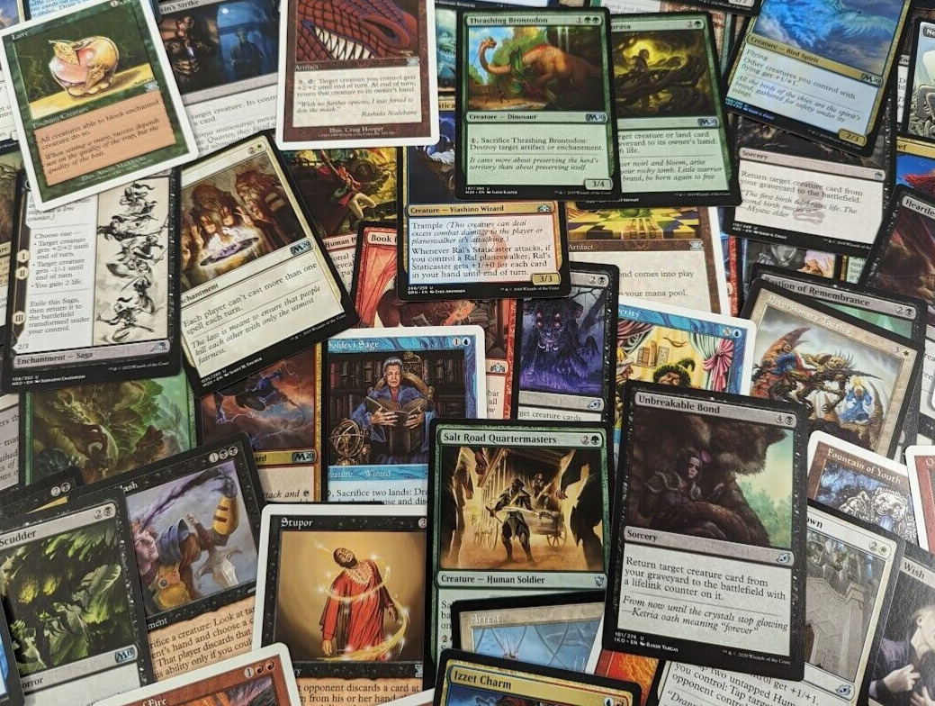 100 Random Uncommon MTG Card Lot + Mystery Bonus Pack - Magic the Gathering