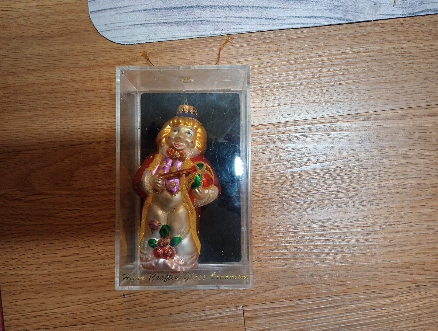 Hand Crafted Glass Ornament RARE. The Clown 