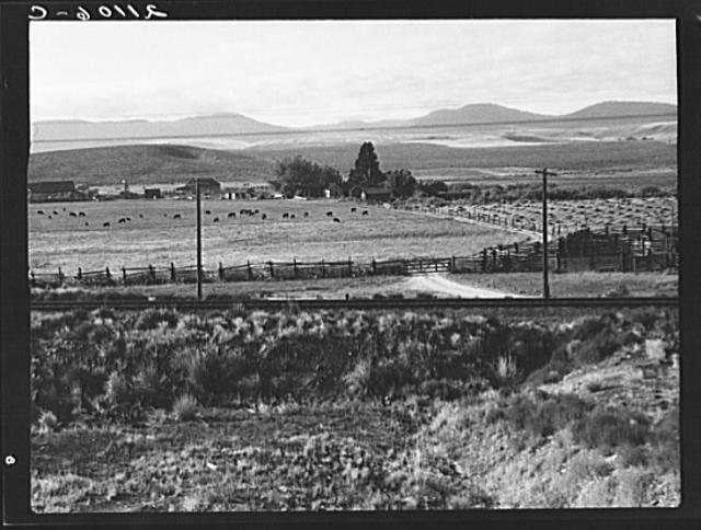 Ranch in Finger Valley of eastern Oregon. On U.S. 30, Baker County, Oregon
