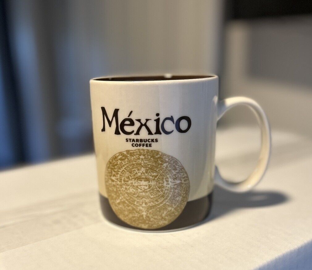 Starbucks Mexico Global City Icon Collector Coffee Mug Cup 2014 16 oz