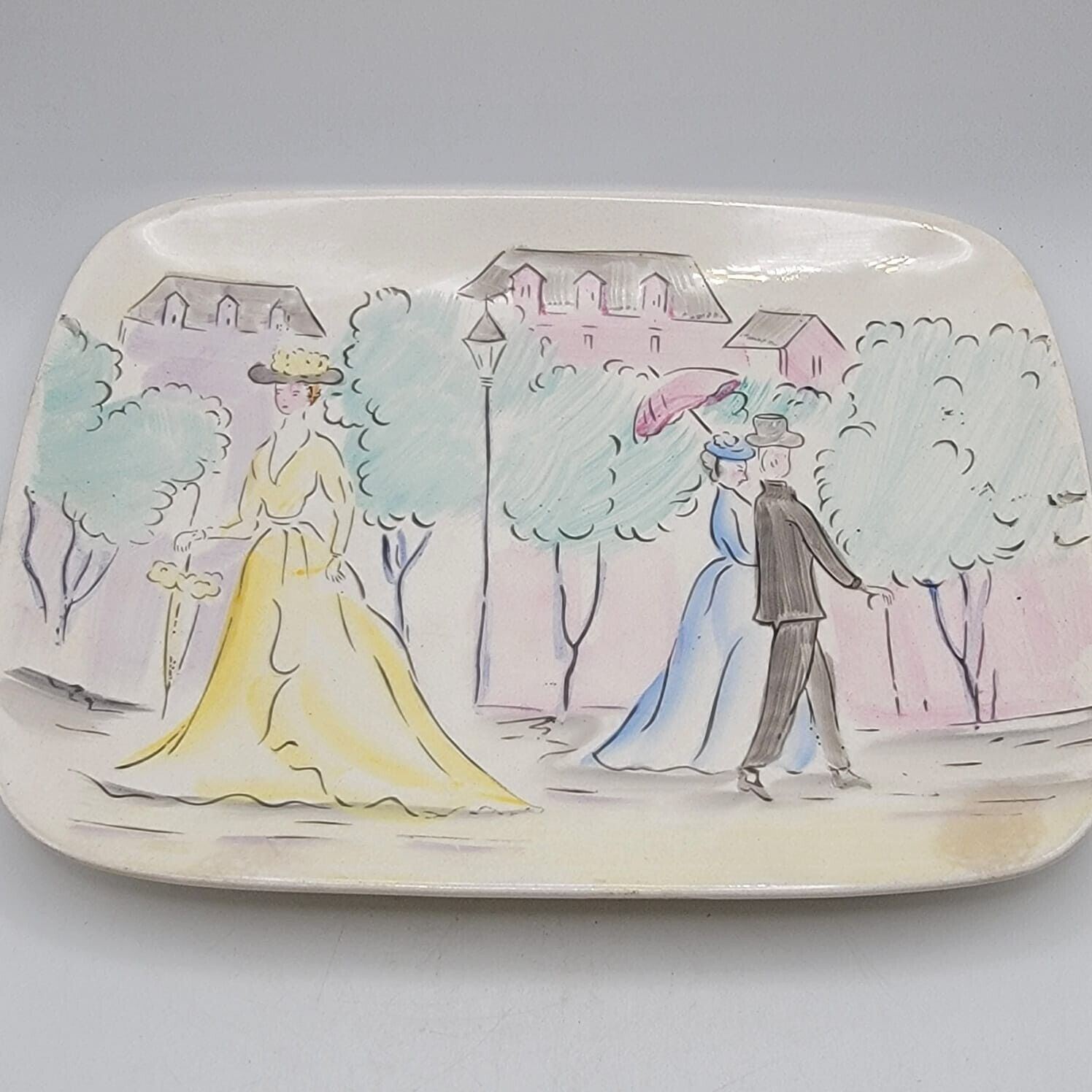 Vintage UCAGCO Ceramic Decorative Plate Made In Japan 8.25\