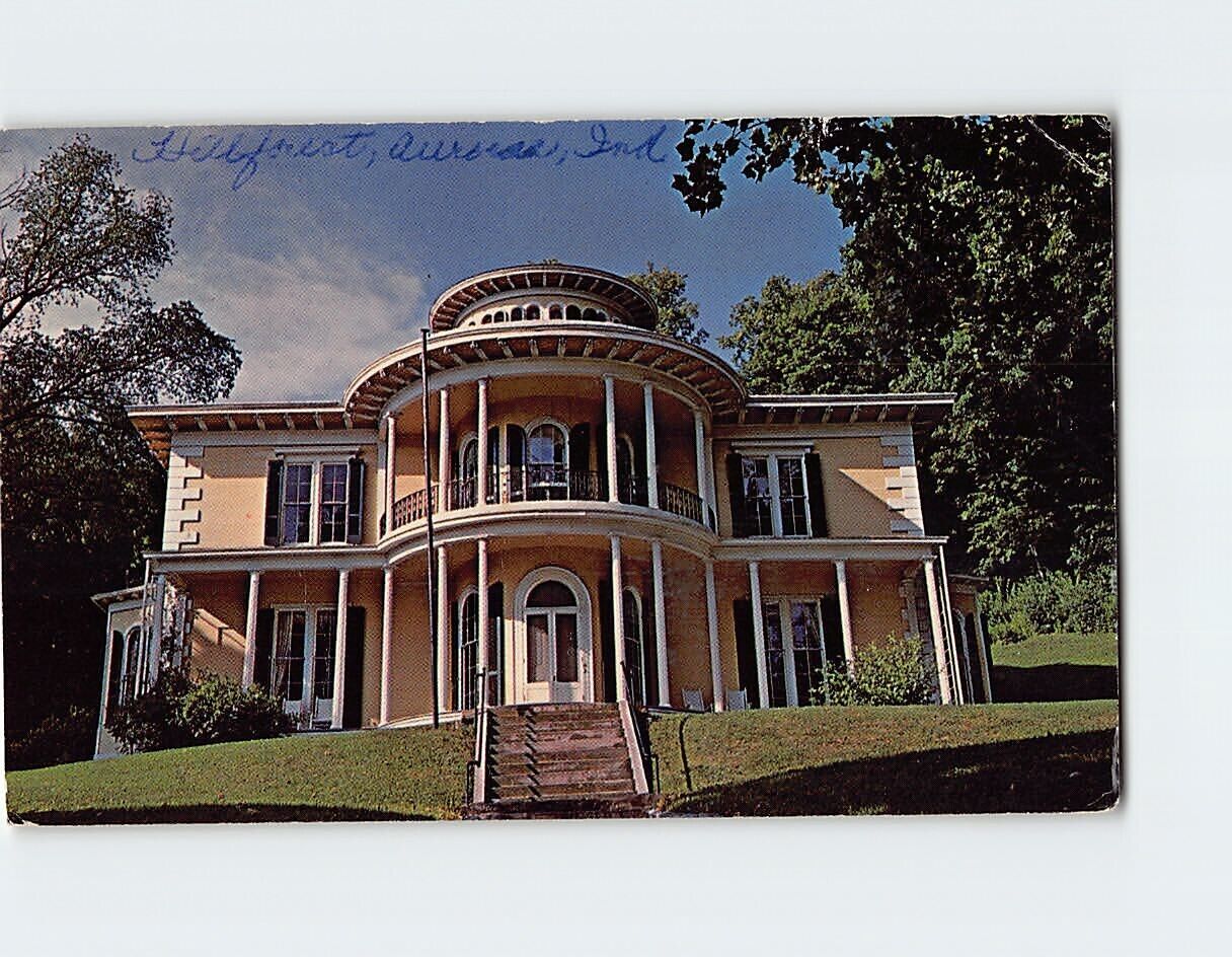 Postcard Hillforest, Aurora, Indiana