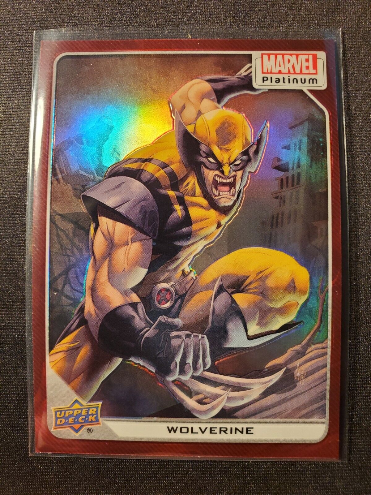 2023 Upper Deck Marvel Platinum Red Rainbow Wolverine #87 Rare SP
