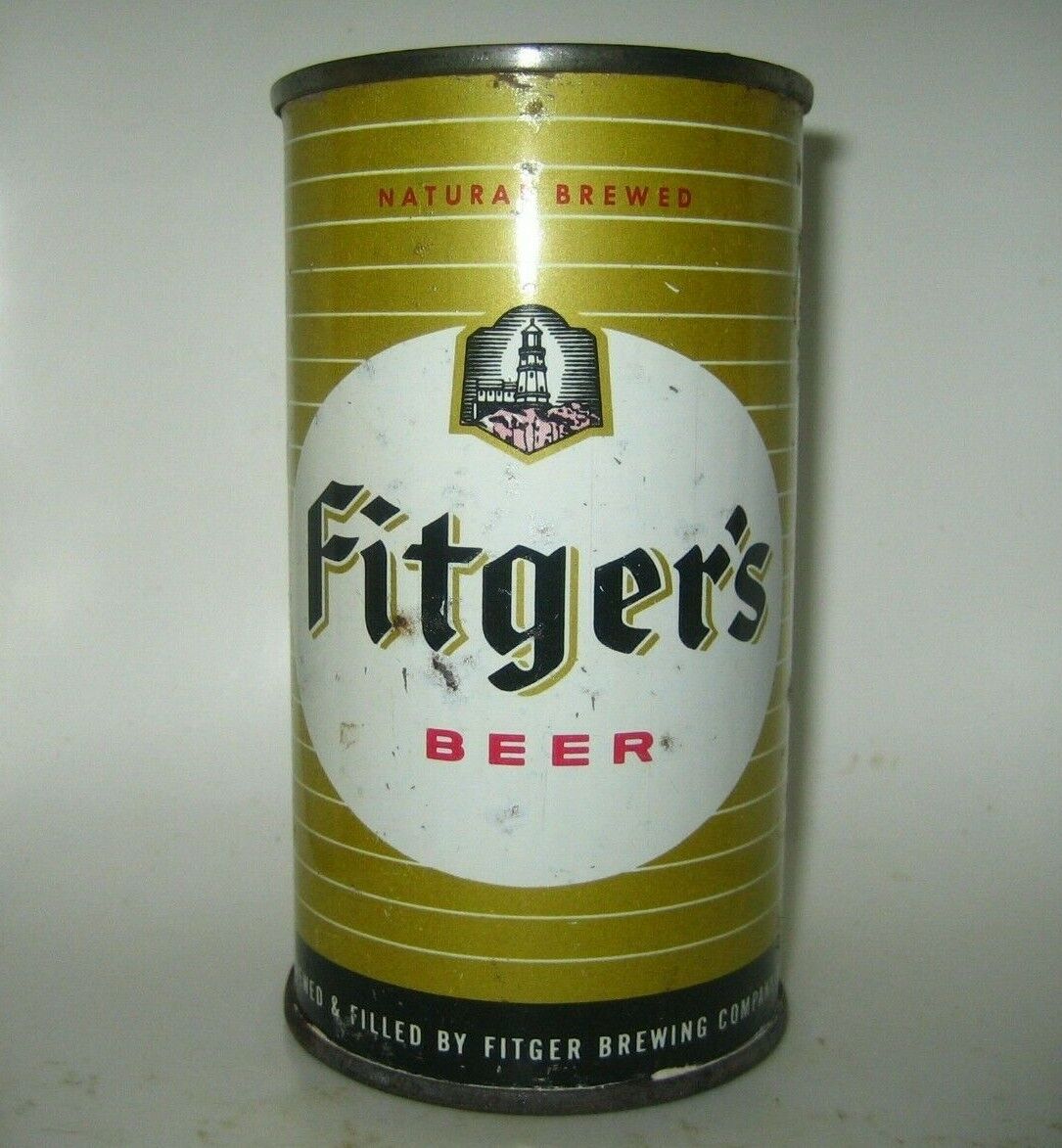 Old FITGER\'S FLAT TOP BEER CAN Duluth, Minnesota