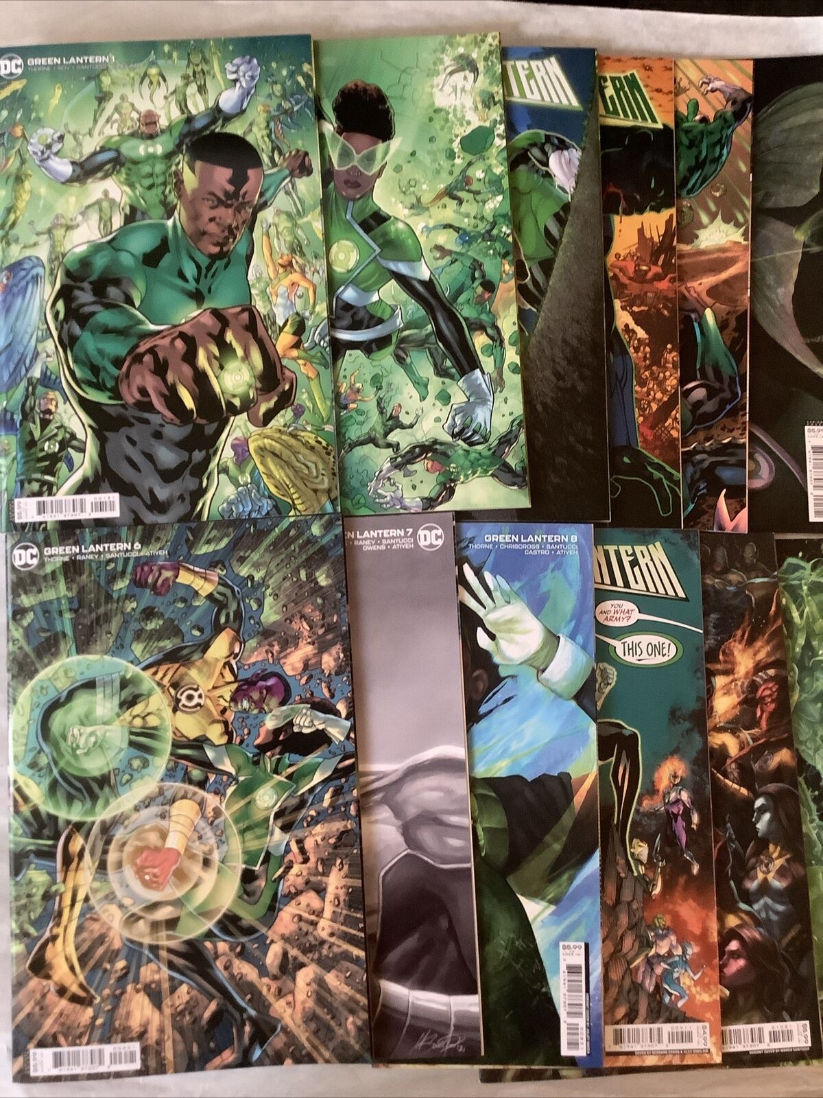 Green Lantern 1- 11 (DC Comics 2021) Geoffrey Thorne NM Mostly Variants