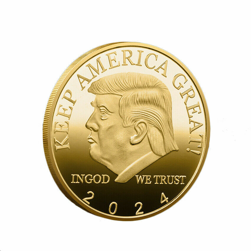 1pc 2024 Donald Trump Coin Keep Americe Great EAGLE President Challenge