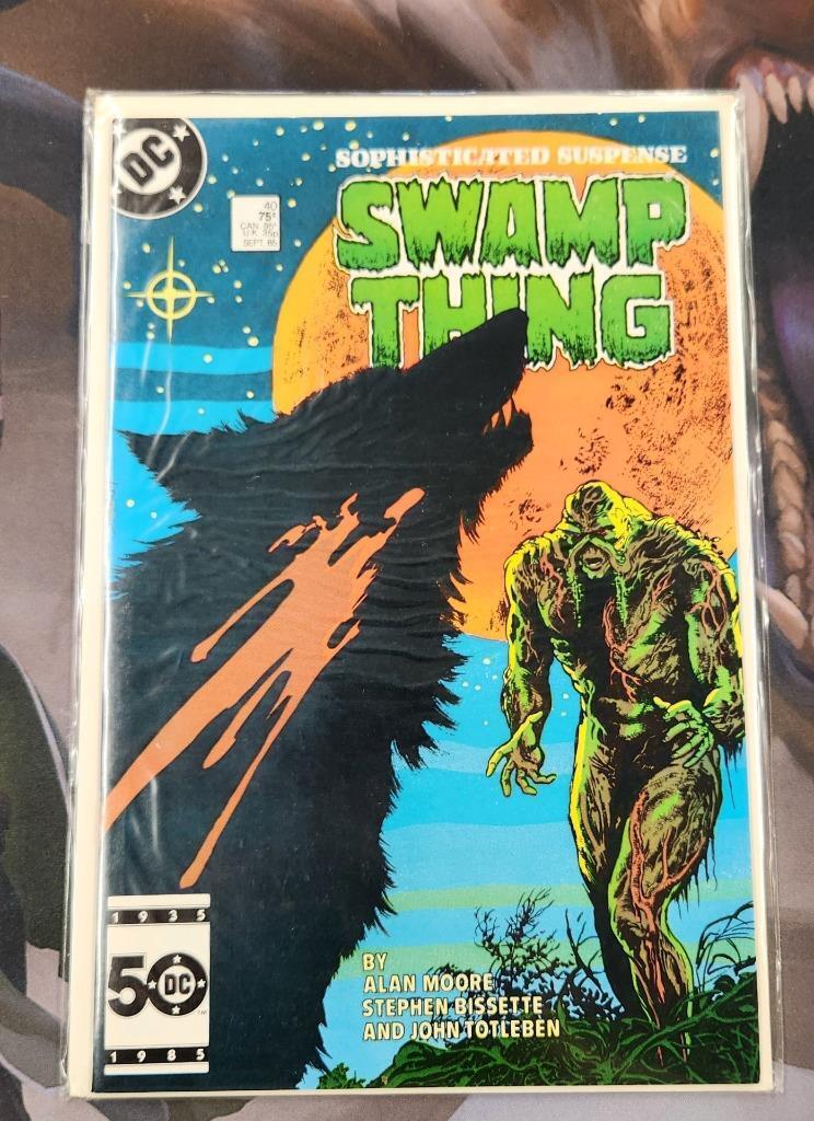 DC Comics: The Saga of the Swamp Thing #40: Fine/Very Fine Condition