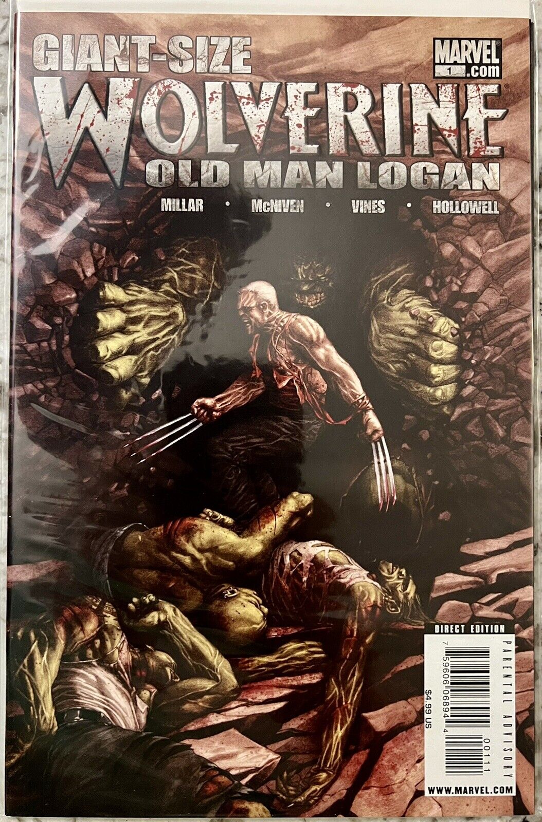 Giant Size Wolverine Old Man Logan #1 Millar McNiven VF/NM 9.0 or better RARE