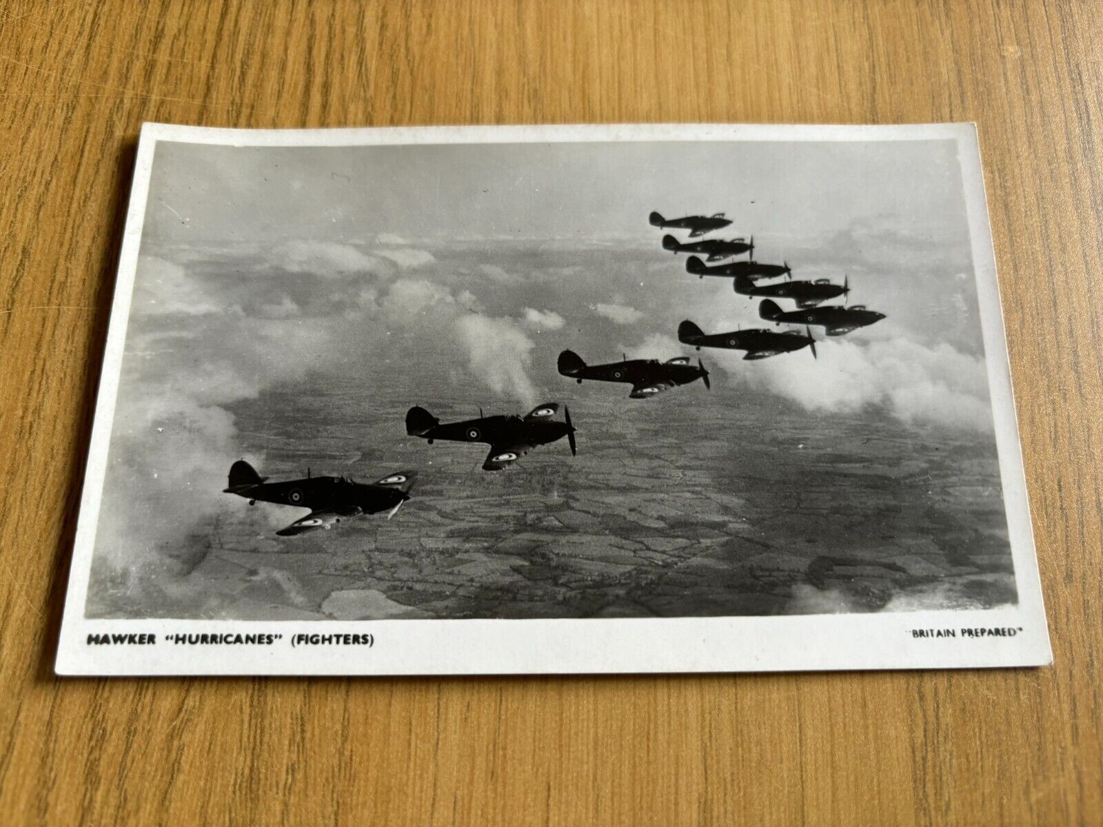 Royal Air Force Hawker Hurricane postcard
