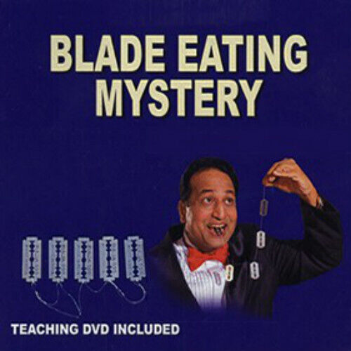 Blade Eating Mystery Deluxe (Gimmicks) Horror Magic Tricks Close up Funny Stage