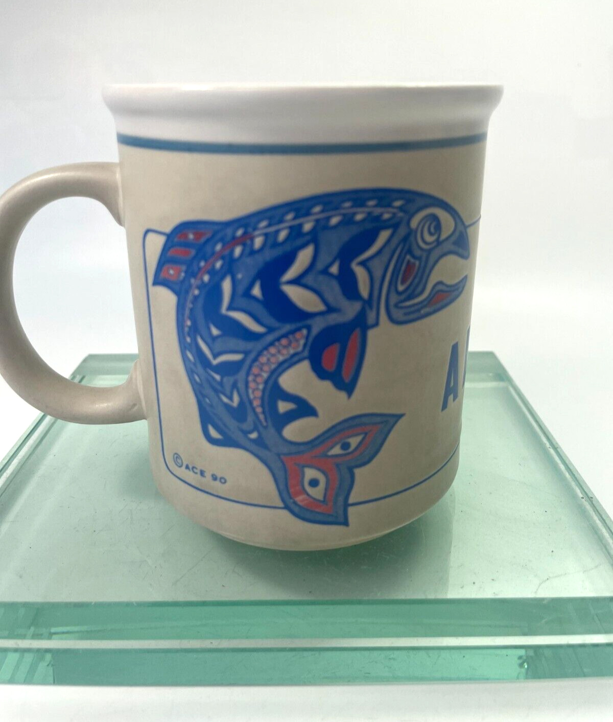 Alaska Salmon Fish Coffee Mug 10 oz By ACE 1990