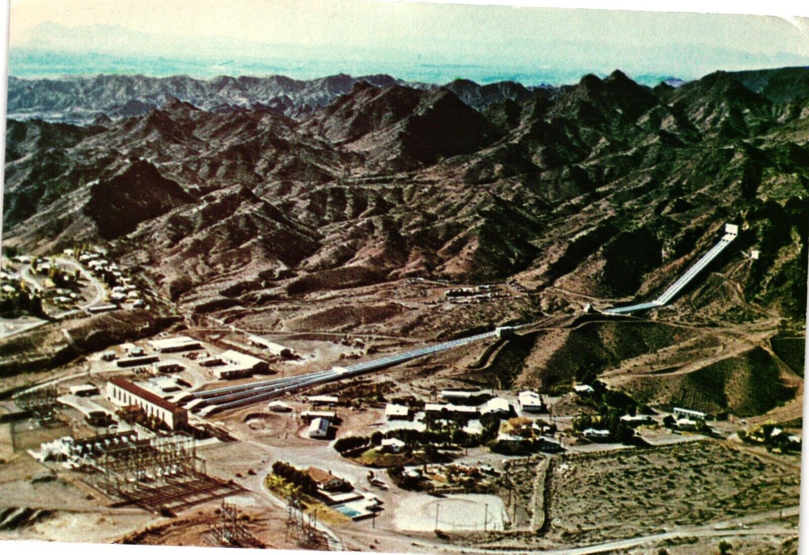 Continental Postcard Gene Pumping Plant Metropolitan Water District California