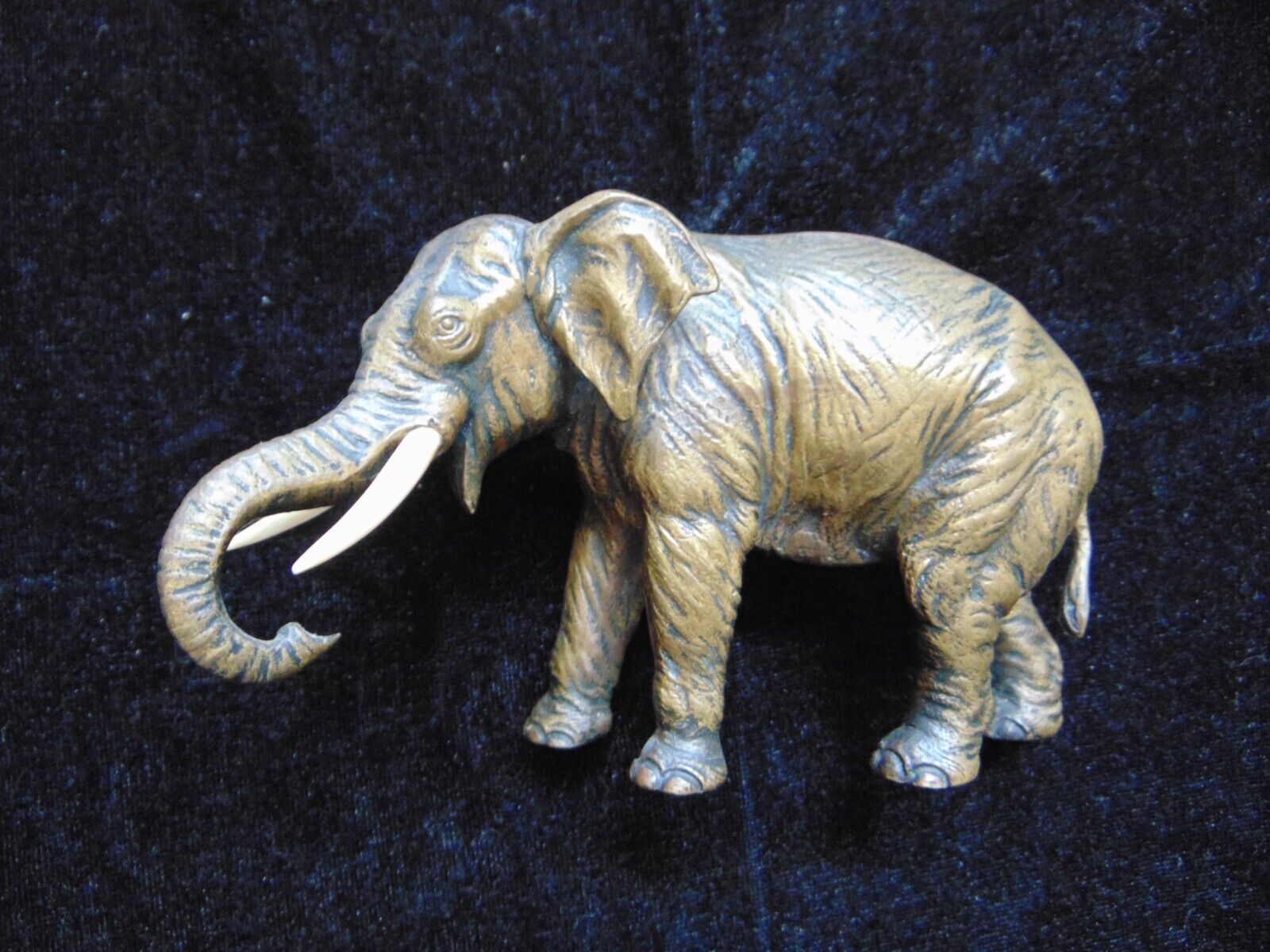 Antique Bronze Elephant Figurine EXQUISITE