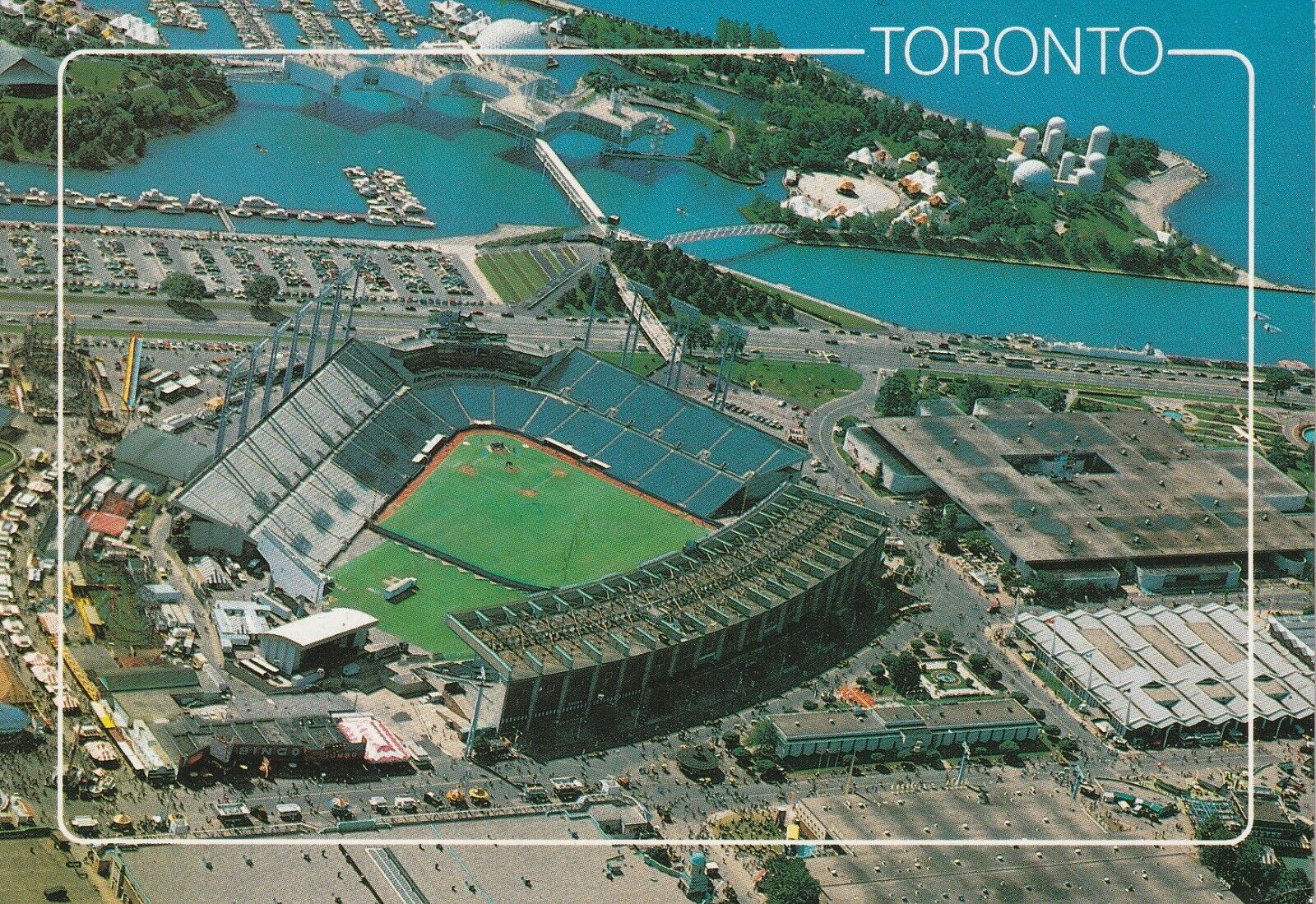 Tough to Find Toronto Blue Jays Baseball Exhibition Stadium Postcard