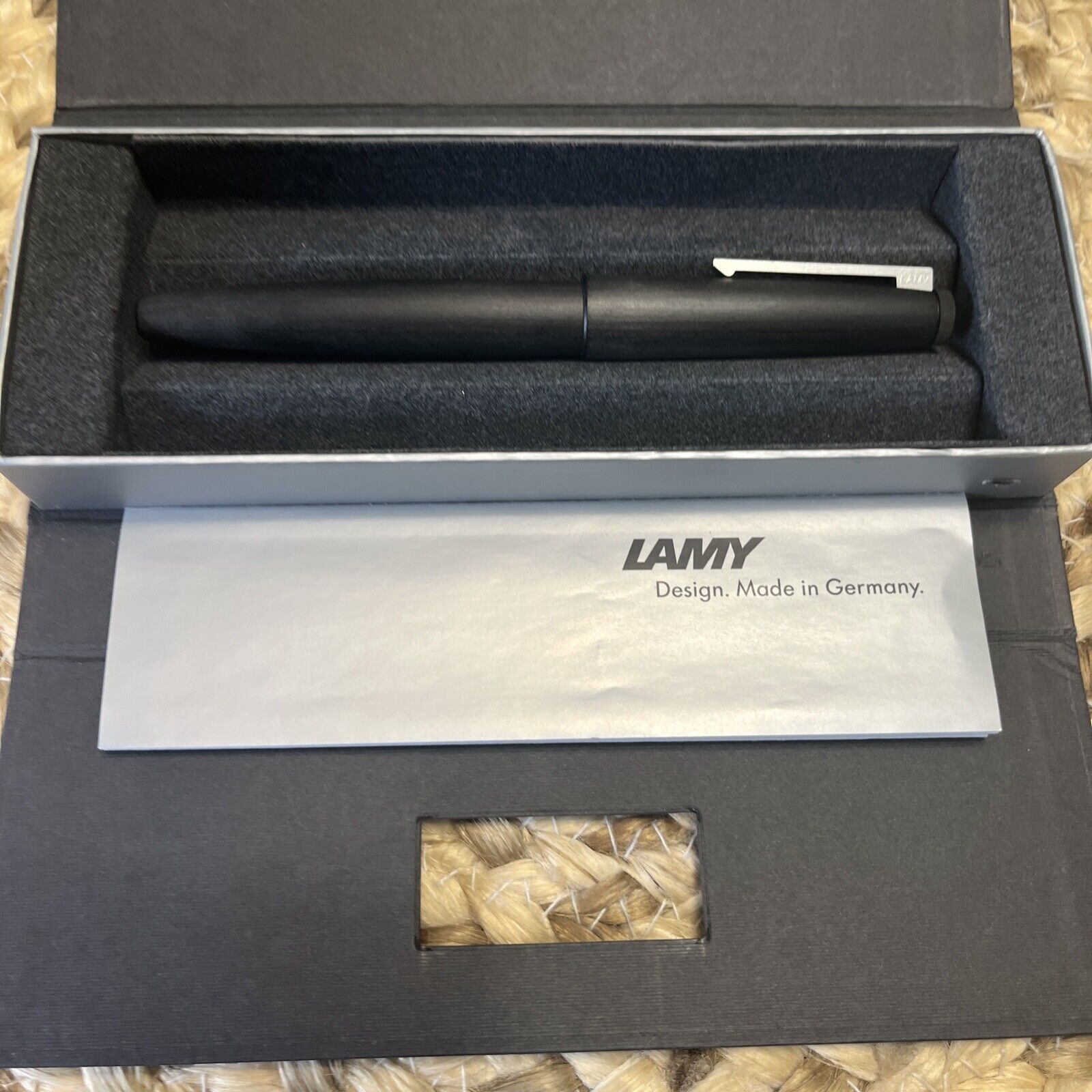 Lamy 2000 Fountain Pen Black Germany