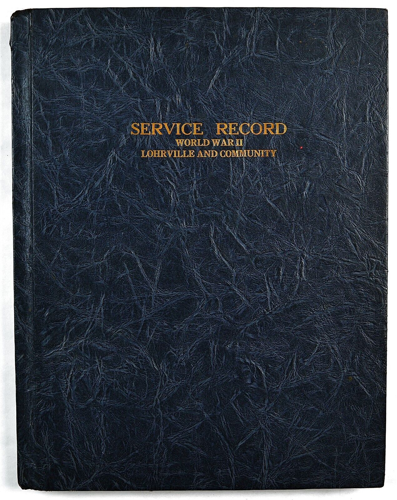 Lohrville, IA (Calhoun County, Iowa) WWII Veteran History Book
