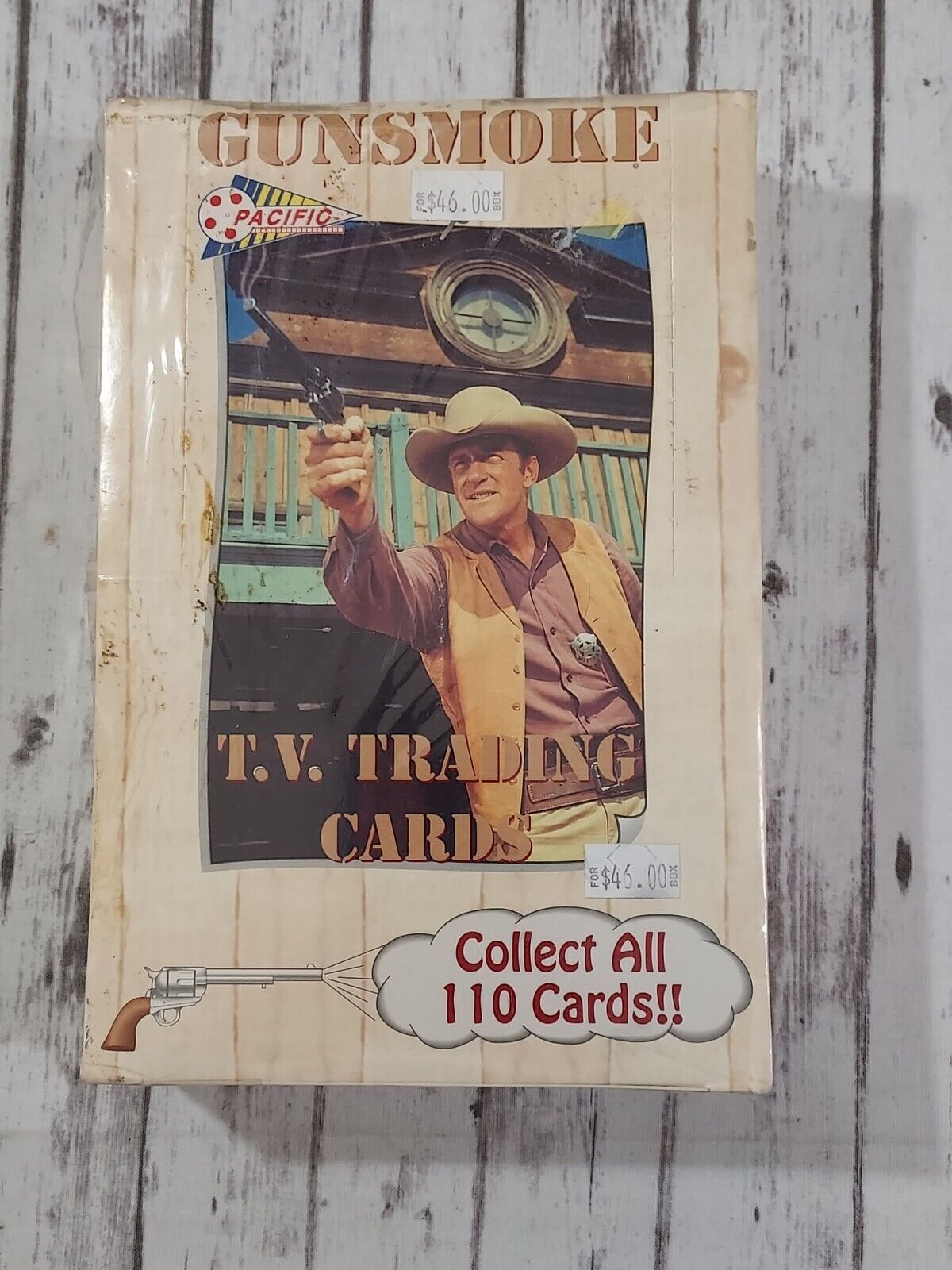 1993 Pacific Gunsmoke TV Trading Cards Wax Box Factory Sealed 