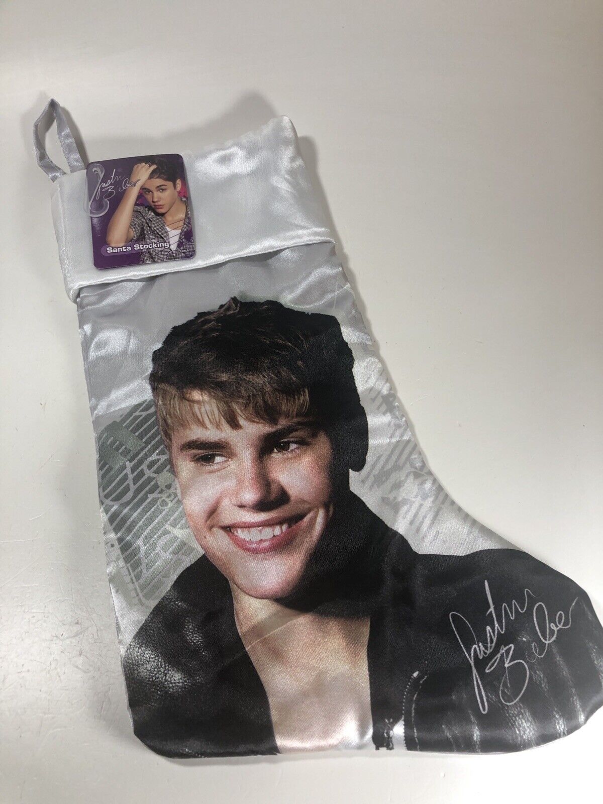 Justin Bieber OFFICIAL Holiday Stocking 20\