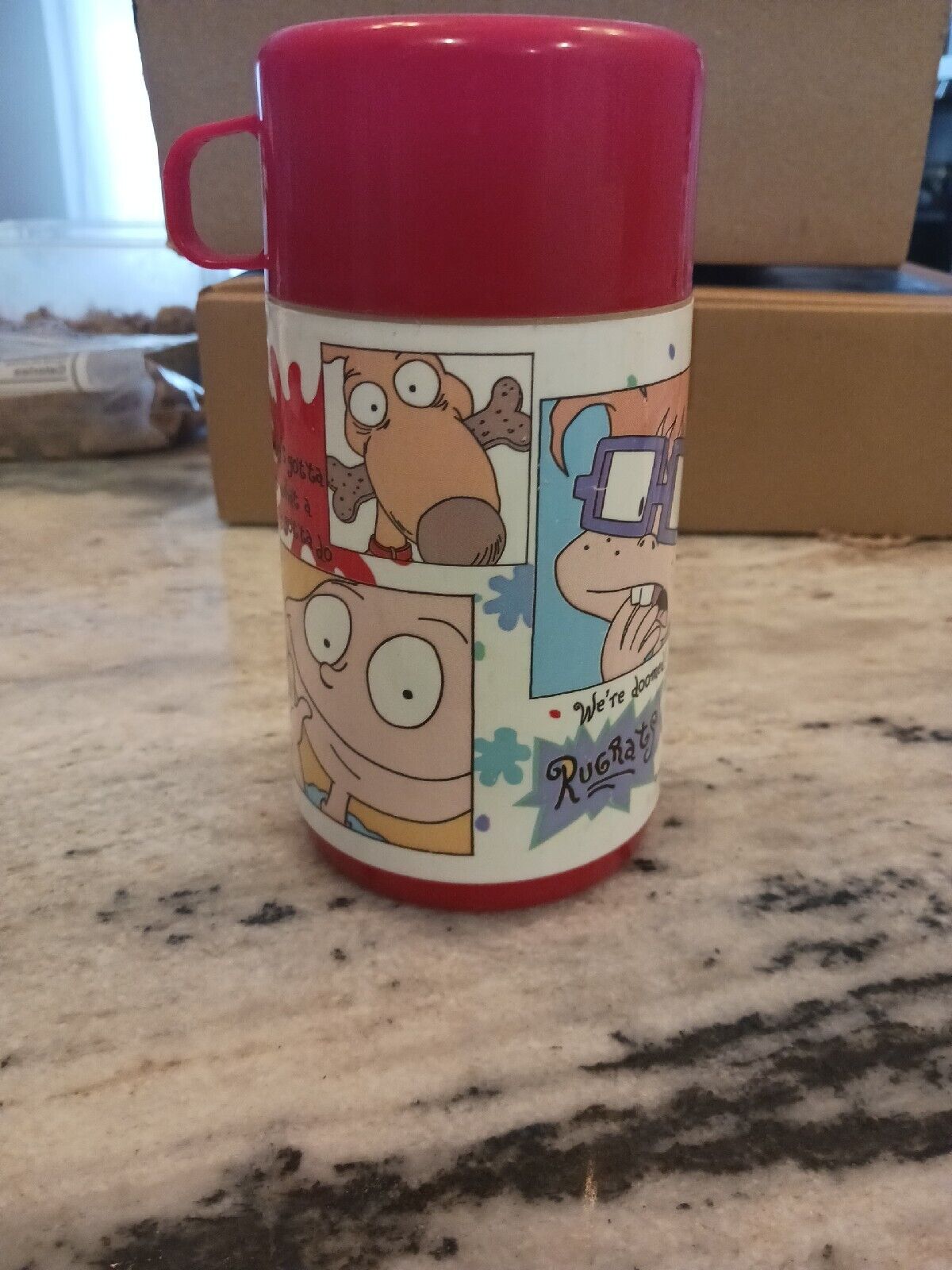 Vintage 1991 Rugrats Thermos By Aladdin