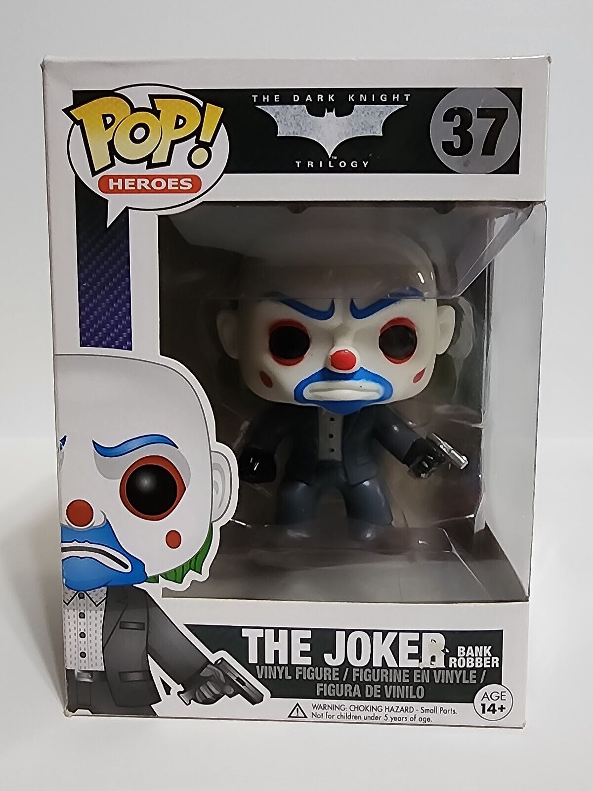 Funko Pop The Joker Bank Robber 37 Batman Dark Knight Trilogy