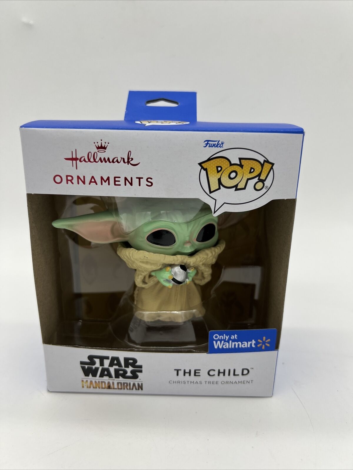 2021 Hallmark Funko Pop MANDALORIAN CHILD Baby Yoda Star Wars Christmas Ornament